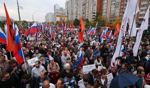 У Москві проходить мітинг проти Путіна (відео)