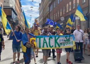 Украинские беженцы в Швеции