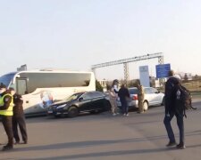 Українці на кордоні, скріншот: ТСН