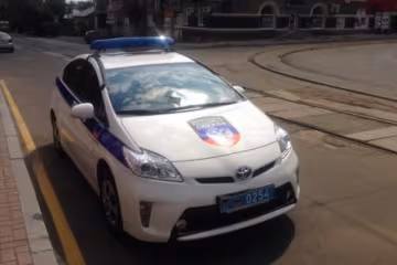  ДТП в Донецьку: в кого зброя - той і правий (відео)