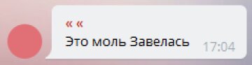 Скриншот с комментариев,Telegram-канал "Черный список"