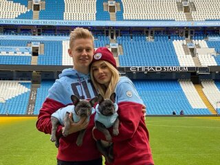 Александр Зинченко и Влада Седан. Фото: football.ua