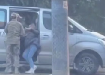 Мобилизация в Украине \ скриншот с видео