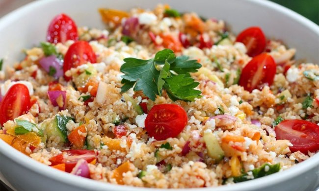 Булгур с креветками и овощами: интересный рецепт