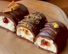 Домашні глазуровані сирки: фото скрін рецепту