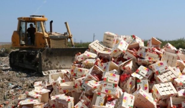 У Криму знищили  чотири тонни санкційних нектаринів