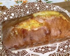 Апельсиновый кекс: фото скрин рецепта