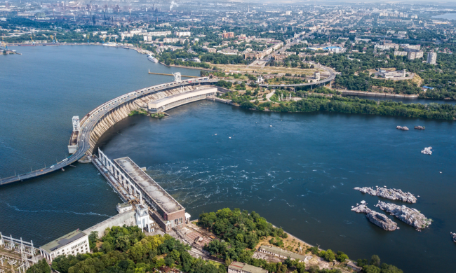 Дніпровська ГЕС / фото: Укргідроенерго