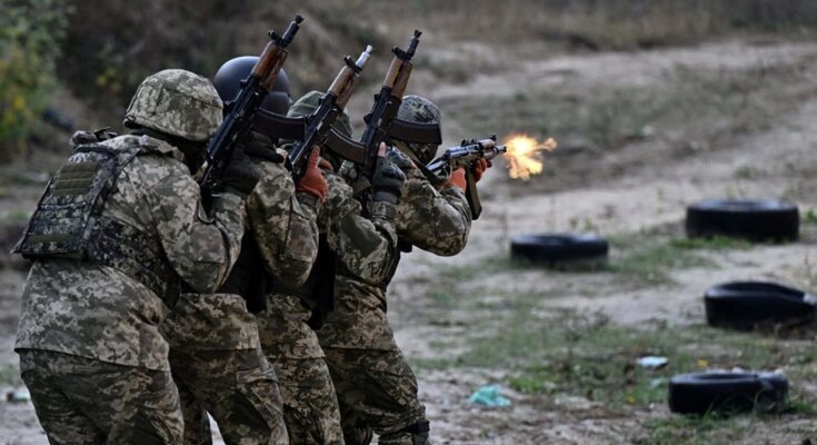 Подготовка новобранцев в ВСУ, фото Минобороны