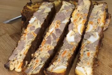 Печінкова мозаїка: фото скрін рецепту