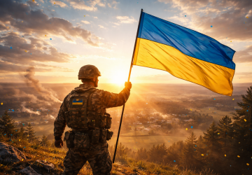 Флаг Украины, военный, победа, изображение: Знай.ua