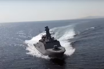 корвет, скріншот з відео