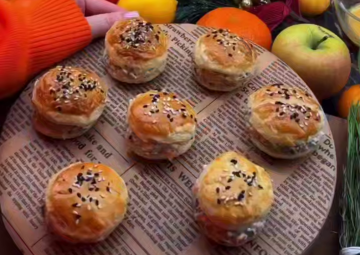 Закуска з червоною рибою, кадр з відео