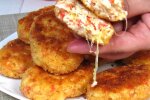 Котлеты из крабовых палочек, скриншот с видео