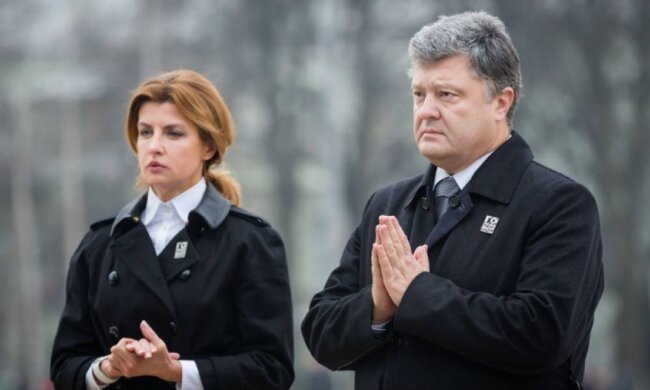 Порошенко з дружиною вшанували пам'ять жертв Голодомору (фото)