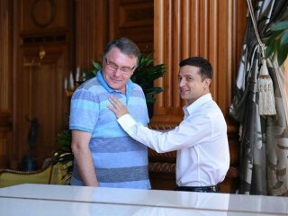 Володимир Зеленський і Олексій Кірющенко