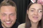 Юлия "Зайка" и парень, скриншот: TikTok