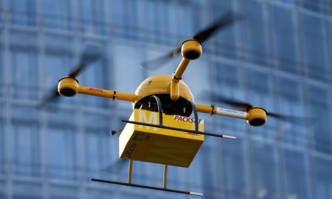 Дроны начали доставлять покупки