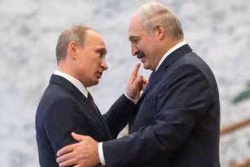 Путін та Лукашенко, фото Reuters