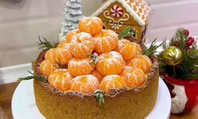 Чизкейк "Нью-Йорк" з мандаринами: фото скрін рецепту