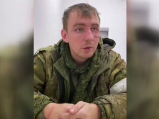 Полонений загарбник, скріншот з відео СБУ