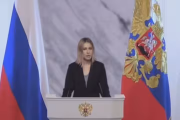Собчак прикинулась Путиным (видео)  