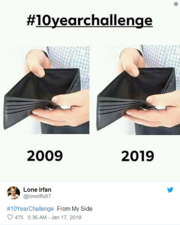 #10YearChallenge в соцсетях