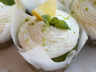 Яскраві лимонні мафіни: фото скрін рецепту