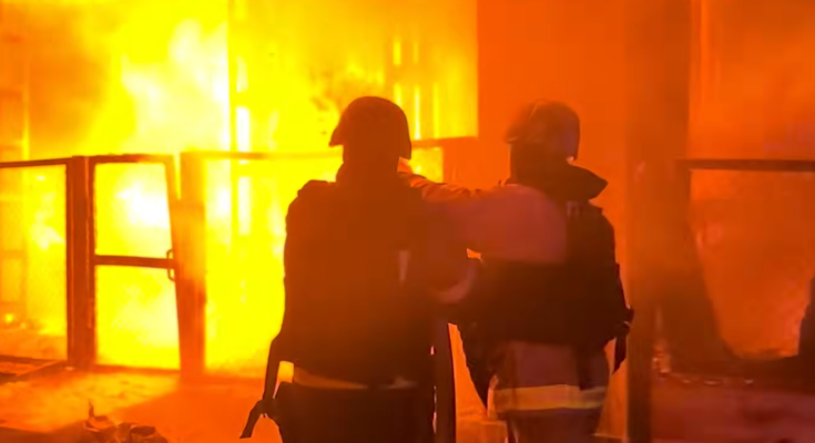 Последствия атаки рф. Фото: скрин youtube