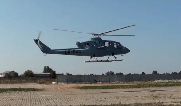 В сети показали первый полет украинского вертолета