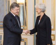 Президент Порошенко проводить зустріч з розпорядником МВФ