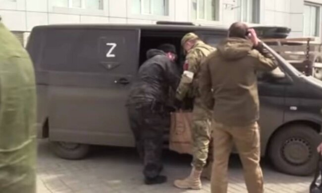 Российские оккупанты, фото: скриншот из видео