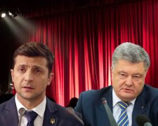 Володимир Зеленський та Петро Порошенко