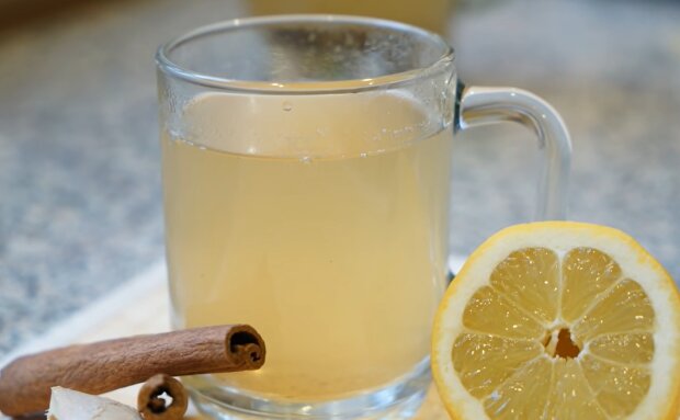 Чай с лимоном, скриншот с видео