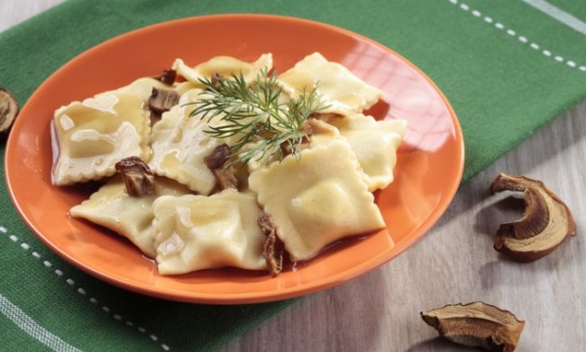 Рецепт равіолі з грибами, як в Італії