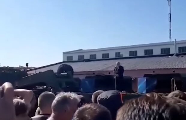 Олександр Лукашенко, скріншот з відео