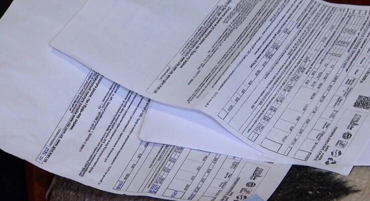 Коммунальные платежки / скриншот из видео