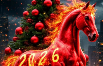 Символ 2026, Червоний Вогняний Кінь, зображення: Pinterest