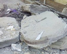 В центре Одессы обвалился балкон (фото)