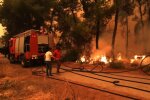 Пожары в Греции, фото: скриншот из видео