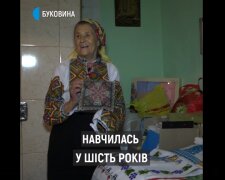 Буковинка без руки взяла иглу и показала железную волю: "Шью и люблю"