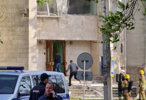 Взрывы в Тирасполе. Фото: Telegram