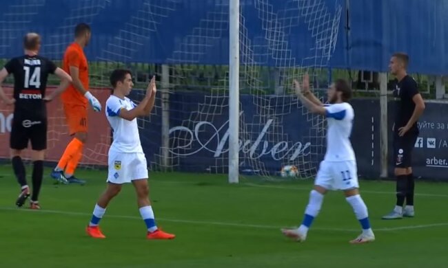 Динамо - Верес, скриншот: YouTube