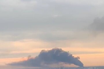 Взрыв в Киеве, скриншот из видео