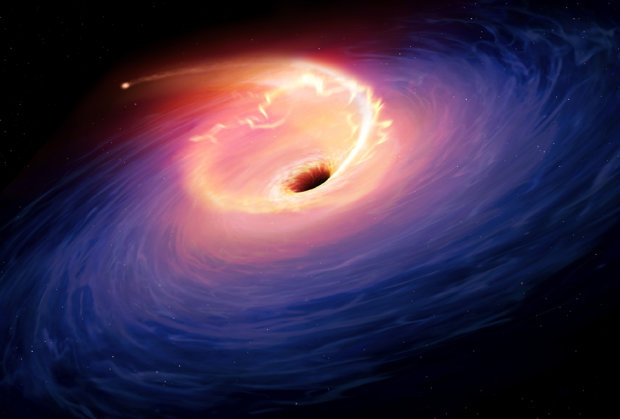 Чорна діра засмоктує Чумацький Шлях, під загрозою все людство: фотофакт