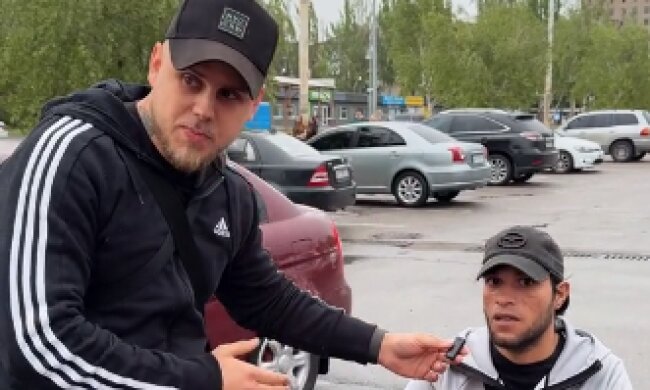 Блогер задирался в ТЦК,скриншот с youtube