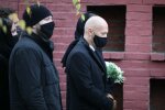 Федор Бондарчук на похоронах матери, фото: mk.ru