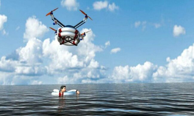 Небезпечні пляжі охоронятиме дрон-рятувальник