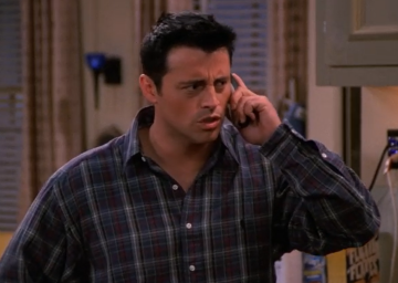 Метт ЛеБлан в ролі Джоуі, кадр з серіалу "Друзі"