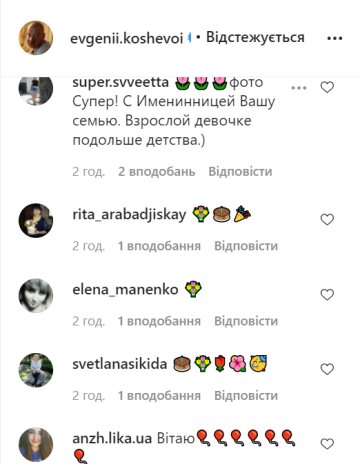 Комментарии под постом Евгения Кошевого, instagram.com/evgenii.koshevoi